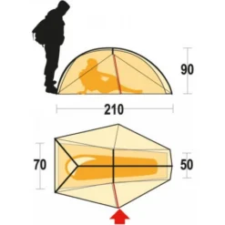 Tenda Ferrino Nemesi 1 -Bruner Campeggio Negozio nemesi 1 1 2