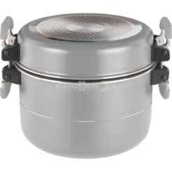 Pentole Brunner Fusion 7+1 Ø 22 -Bruner Campeggio Negozio pentole brunner fusion 71 o 22 chiusura magnetica fondo ceramica antiaderente gas elettrico induzione 2