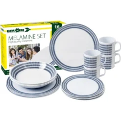 Brunner Set Melamine Bluebay