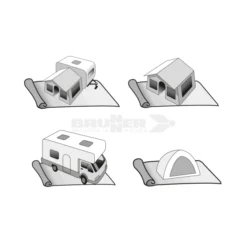 Stuoia Brunner Kinetic 250x400 6 Stuoia Brunner Kinetic 250x400 -Bruner Campeggio Negozio stuoia brunner kinetic 250x400 grammatura 400 copertura pavimento protezione campeggio tenda camper roulotte 2