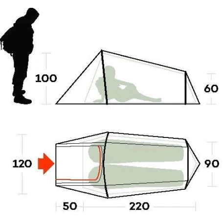 Tenda Ferrino Sling 2 2 Tenda Ferrino Sling 2 - immagine 2