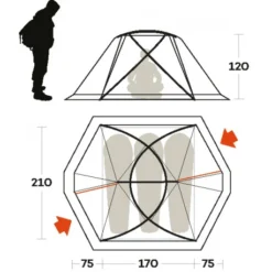Tenda Ferrino Svalbard 3.0 -Bruner Campeggio Negozio tenda ferrino svalbard 3 0 universale affidabile versatile 4 stagioni 3