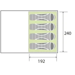 Tenda Brunner Lamar 4 -Bruner Campeggio Negozio tenda lamar 4 3